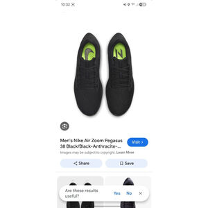 Nike Air Zoom Pegasus 38 Running Shoes Mens Size 10